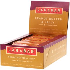 Батончики с арахисовым маслом и желе Larabar (Peanut Butter) 16 бат. купить в Киеве и Украине