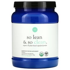 Ora, So Lean & So Clean, суперпродуктовий білок на органічній та рослинній основі, ваніль, 21,2 унції (600 г)