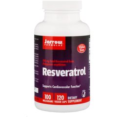 Ресвератрол Jarrow Formulas (Resveratrol) 100 мг 120 капсул купить в Киеве и Украине