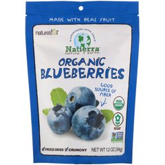 Сублимированная черника органик Natierra (Blueberries Nature's All) 34 г купить в Киеве и Украине
