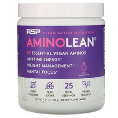 Амінокислоти AminoLean, асаї, Acai, RSP Nutrition, 225 г