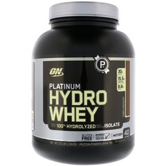 Протеин Optimum Nutrition (Platinum Hydrowhey) 1590 г с шоколадным вкусом купить в Киеве и Украине