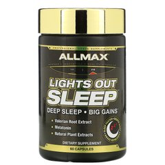 Підтримка сну, Lights Out Sleep, ALLMAX Nutrition, 60 капсул