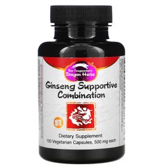 Женьшенева поживна суміш Dragon Herbs (Ginseng Nutrition Combination) 500 мг 100 капсул