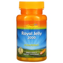 Маточное молочко Thompson (Royal jelly) 2000 мг 60 капсул купить в Киеве и Украине