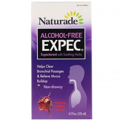 EXPEC без спирту, відхаркувальний засіб на травах, натуральний вишневий смак, Naturade, 125 мл