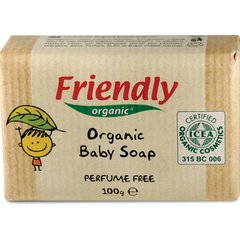 Органическое твёрдое мыло, без запаха, Friendly Оrganic, 100 г купить в Киеве и Украине