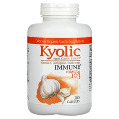 Экстракт чеснока для поддержания иммунитета Kyolic (Aged Garlic Extract) 300 капсул купить в Киеве и Украине