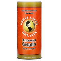 Свинячий желатин, колаген для суглобів, без смаку, Great Lakes Gelatin Co, 454 г (16 oz)