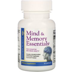 Основи розуму і пам'яті, Mind & Memory Essentials, Dr. Whitaker, 30 капсул