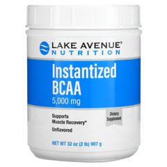 Lake Avenue Nutrition, BCAA, швидкорозчинний порошок, з нейтральним смаком, 907 г (32 унції)