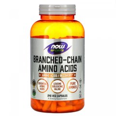Аминокислоты с разветвленными цепями Now Foods (Branched Chain Amino Acids) 240 капсул купить в Киеве и Украине