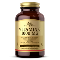 Вітамін С Solgar (Vitamin C) 1000 мг 100 вегетаріанських капсул