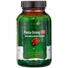 Здоров'я простати, Prosta-Strong RED, Irwin Naturals, 80 гелевих капсул