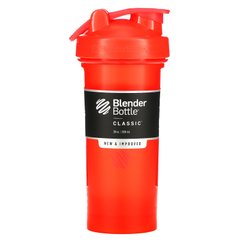 Пляшка, класична з петелькою, червоний, Blender Bottle, 828 мл