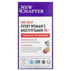 Мультивитамины для женщин 55+ New Chapter (55+ Every Woman's One Daily Multi) 72 таблетки купить в Киеве и Украине