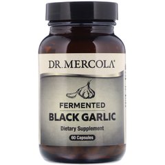 Черный чеснок ферментированный Dr. Mercola (Black Garlic) 400 мг 60 капсул купить в Киеве и Украине