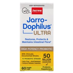 Пробіотики Jarrow Formulas (Ultra Jarro-Dophilus) 50 млрд КУО 60 капсул