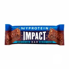 Протеїновий батончик з чорним шоколадом і морською сіллю Myprotein (Impact Protein Bar) 64 г