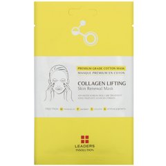 Колагеновий ліфтинг, маска для відновлення шкіри, Collagen Lifting, Skin Renewal Mask, Leaders, 1 лист, 25 мл