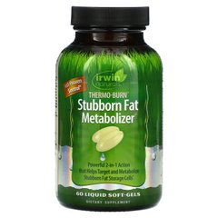 Irwin Naturals, Термо-спальник метаболізму стійких жирів, 60 м'яких гелевих капсул з рідиною