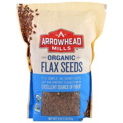 Органические семена льна Arrowhead Mills (Organic Flax Seeds) 453 г купить в Киеве и Украине