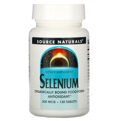 Селен дрожжевой Source Naturals (Selenium) 200 мкг 120 таблеток купить в Киеве и Украине