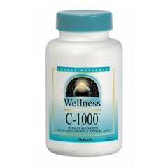 Вітамін С-1000 Source Naturals Vitamin C-1000 (Wellness) 100 таблеток