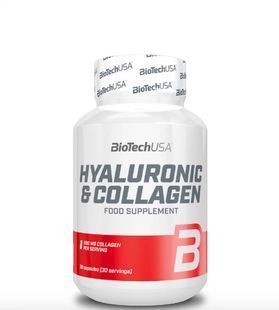 Гиалуроновая кислота и коллаген BioTech (Hyaluronic & Collagen) 30 капсул купить в Киеве и Украине