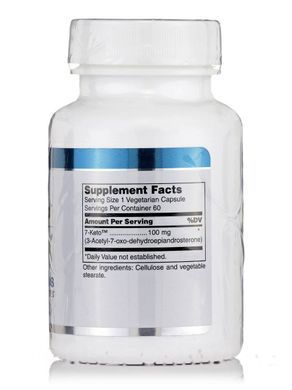 7-Кето Douglas Laboratories (7-KETO) 100 мг 60 вегетарианских капсул купить в Киеве и Украине