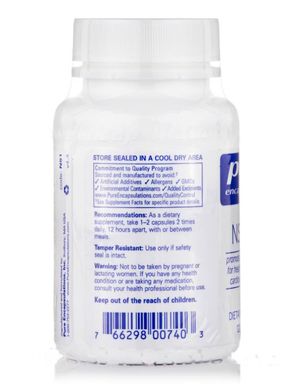 Наттокіназа Pure Encapsulations (NSK-SD) 50 мг 120 капсул