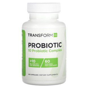 TransformHQ, Probiotic, >10 Billion CFU, 60 Capsules купить в Киеве и Украине