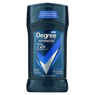 Degree, MotionSense, дезодорант-антиперспірант зі стійкістю 72 години, екстремальний ефект, 76 г (2,7 унції)