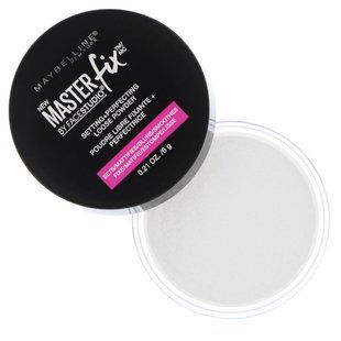 Loose powder for setting and perfecting makeup