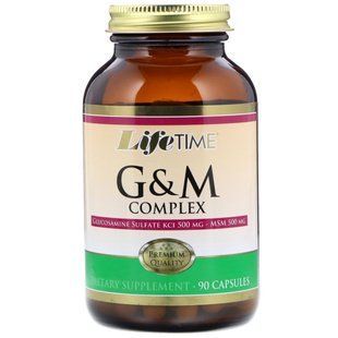 Комплекс глюкозамина и МСМ LifeTime Vitamins (Glucosamine & MSM Complex) 90 капсул купить в Киеве и Украине