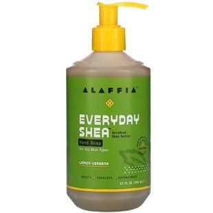 Мыло для рук, вербена лимонная, Everyday Shea, 12 жидких унций (354 мл) купить в Киеве и Украине