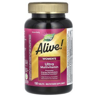 Nature's Way, Alive! Women's Ultra Multivitamin, 150 Tablets купить в Киеве и Украине