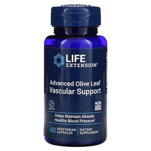 Экстракт оливковых листьев и семена сельдерея Life Extension (Advanced Olive Leaf Vascular Support with Celery Seed Extract) 60 капсул купить в Киеве и Украине