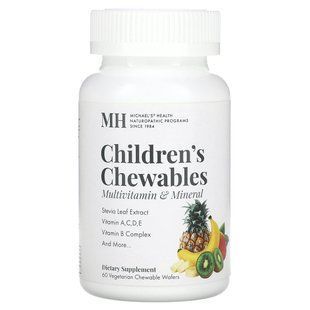 Childrens multivitamins with natural fruit flavor 60 chewable tablets