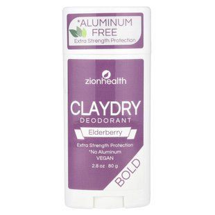 Дезодорант бузина Zion (Bold ClayDry Deodorant Elderberry) 80 г купить в Киеве и Украине