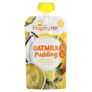 Happy Family Organics, Happy Tot, Oatmilk Pudding, Stage 4, Organic Oatmilk, Mangos, Pineapples & Coconutmilk, 4 oz (113 g) купить в Киеве и Украине