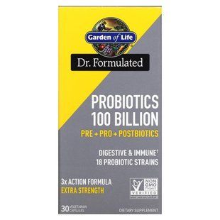 Garden of Life, Probiotics, 100 Billion, 30 Vegetarian Capsules купить в Киеве и Украине