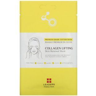 Колагеновий ліфтинг, маска для відновлення шкіри, Collagen Lifting, Skin Renewal Mask, Leaders, 1 лист, 25 мл