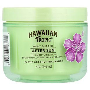 Hawaiian Tropic, After Sun Body Butter, Exotic Coconut, 8 oz (240 ml) купить в Киеве и Украине