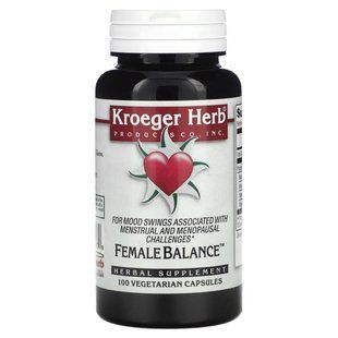Kroeger Herb Co, Female Balance, 100 Vegetarian Capsules купить в Киеве и Украине