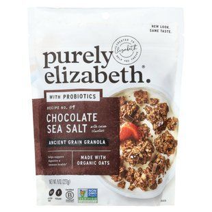 Пробіотик-гранола шоколад і морська сіль Purely Elizabeth (Probiotic) 227 г