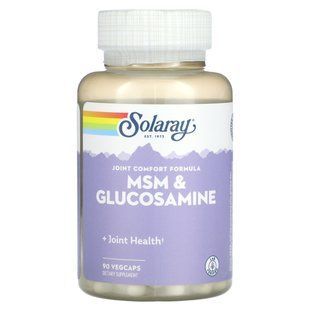 Solaray, MSM & Glucosamine, 90 VegCaps купить в Киеве и Украине