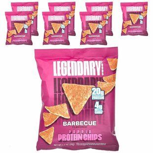 Legendary Foods, Popped Protein Chips, Barbecue, 7 Bags, 1.2 oz (34 g) Each купить в Киеве и Украине