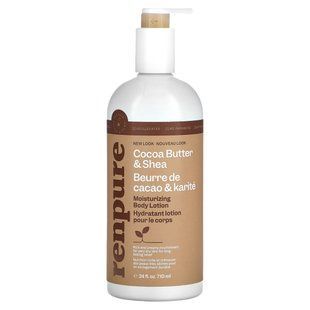 Renpure, Moisturizing Body Lotion, Cocoa Butter & Shea , 24 fl oz (710 ml) купить в Киеве и Украине