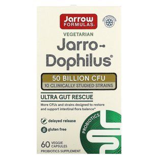 Пробіотики Jarrow Formulas (Ultra Jarro-Dophilus) 50 млрд КУО 60 капсул
